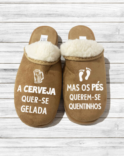 A Cerveja - Chinelos Serra da Estrela