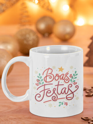 Boas Festas - Caneca