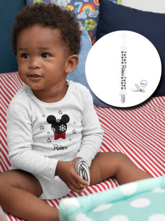 Cara Mickey - Body com Prende Chuchas