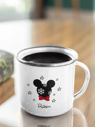 Cara Mickey - Caneca de Esmalte