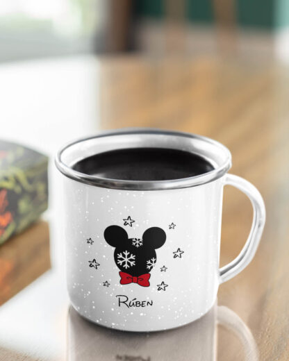 Cara Mickey - Caneca de Esmalte