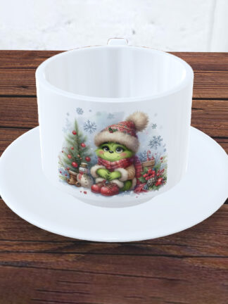 Grinch - Chávena com Pires