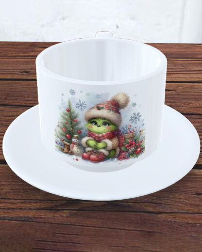 Grinch - Chávena com Pires