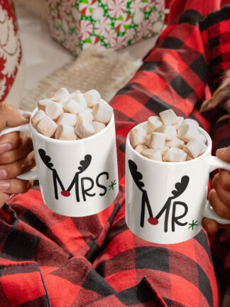 MR. E MRS. - Conjunto de 2 Caneca