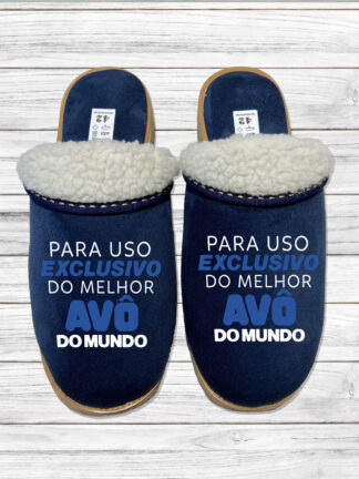 Para Uso Exclusivo do melhor Avô - Chinelos Serra da Estrela
