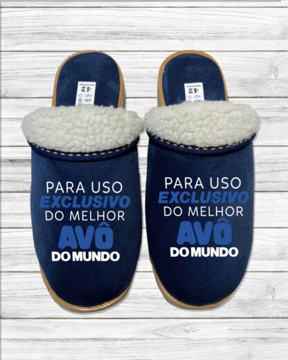 Para Uso Exclusivo do melhor Avô - Chinelos Serra da Estrela