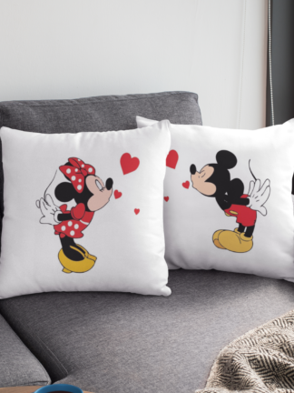 Minnie e Mickey - Conjunto de 2 Almofadas