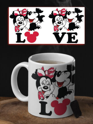 LOVE MINNIE E MICKEY - Caneca