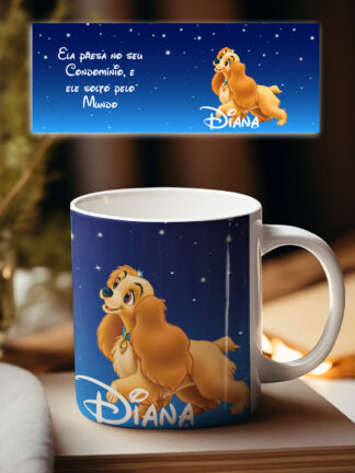 Dama e Vagabundo -  Canecas de cerâmica
