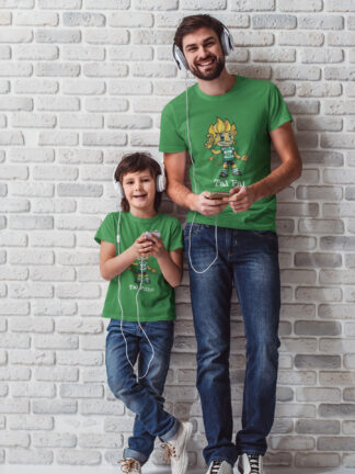 Jubas "Tal Pai, Tal Filho(a)" - Conjunto de 2 T-Shirts