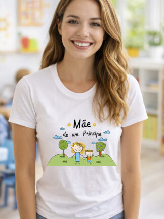 T-Shirt Mãe de um Príncipe