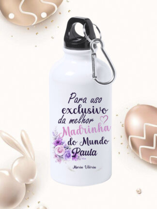 Garrafa de Alumínio Para Uso exclusivo da Melhor Madrinha