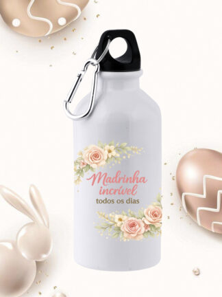 Garrafa de Alumínio Madrinha Incrível todos os dias