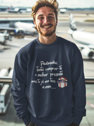 Camisola Padrinho tentei comprar-te um presente...
