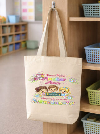 Tote Bag Para a Melhor Auxiliar, Obrigado pelo seu carinho!
