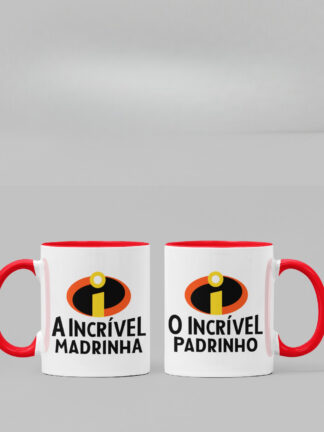 Caneca A Incrível Madrinha, O Incrível Padrinho