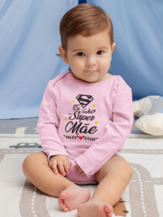 Body Eu tenho uma Super Mãe menina