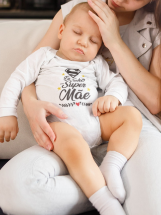 Body Eu tenho uma Super Mãe menino