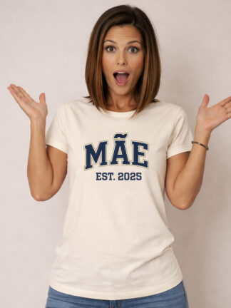 T-shirt MÃE EST., FILHA EST., FILHO EST.