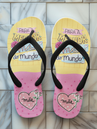 Chinelos havaianas Para a melhor Mãe do Mundo