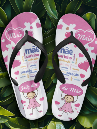 Chinelos havaianas Feliz Dia da Mãe