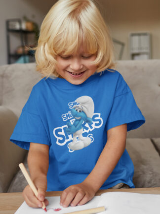 T-shirt Smurf Envergonhado