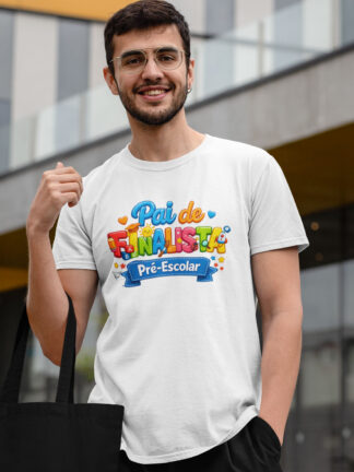 T-shirt Pai de Finalista de Pré-Escolar