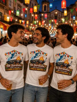 T-shirt Oh Sardinha! Salta aqui para a grelha