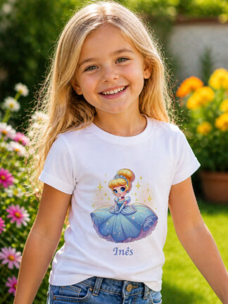 T-shirt Cinderela criança