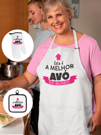 Avental + Luva de forno Esta é a melhor Avó do Mundo