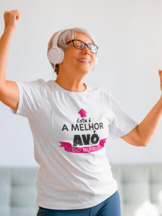 T-Shirt Esta é a melhor Avó do Mundo