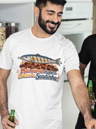 T-shirt Mais quente do que a brasa da Sardinha