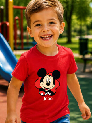 T-shirt Mickey cara