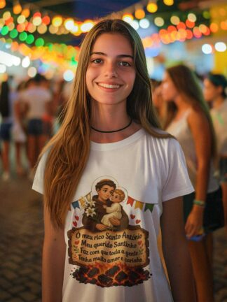 T-shirt Ó meu rico Santo António...