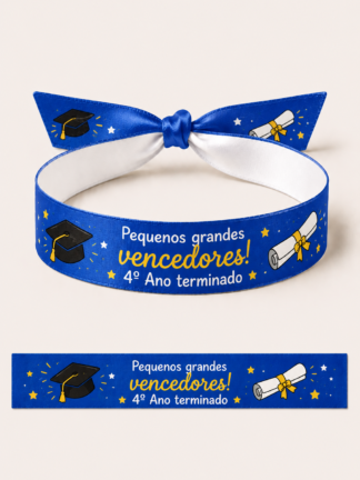 Pulseira Pequenos grandes vencedores! 4º Ano concluído