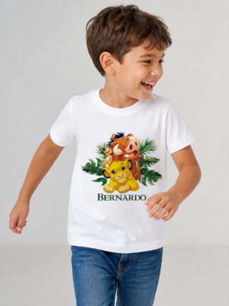 T-shirt Simba e os amigos