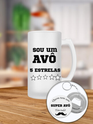 Caneca para cerveja Sou um Avô 5*