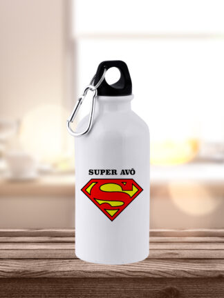 Garrafa de Alumínio Super Avô (Super Homem)