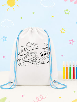 Saco/mochila para colorir