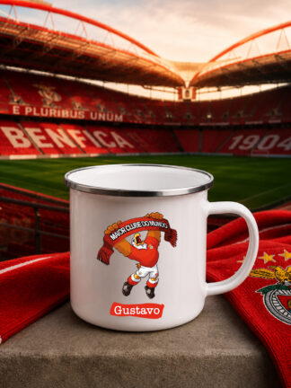 Caneca de Esmalte Águia Vitória