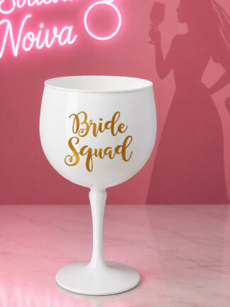 Copo de Gin Bride Squad dourado