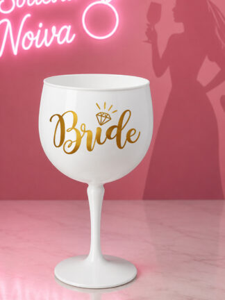 Copo de Gin Bride dourado