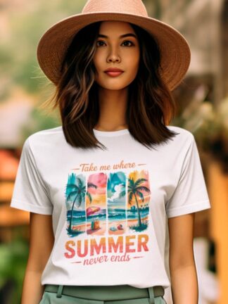 T-shirt Summer never ends