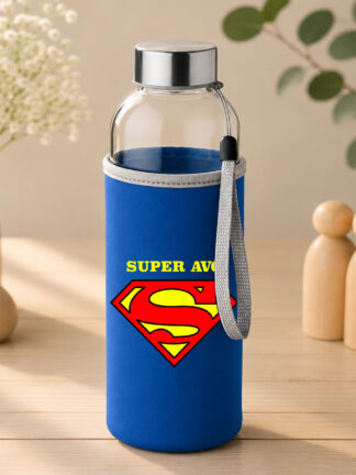 Garrafa de Vidro Super Avô (Super Homem)