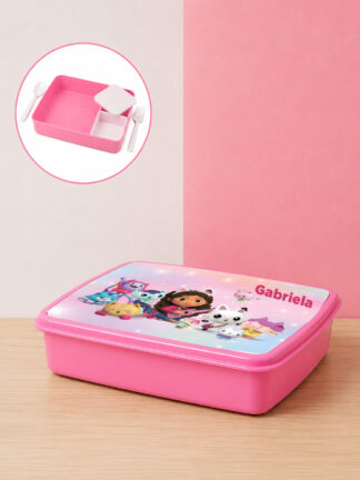 Marmitas com talheres A casa de boneca da Gaby