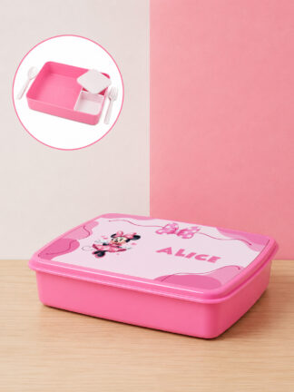 Marmitas com talheres Minnie