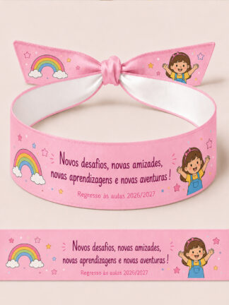 Pulseira Novos desafios, novas amizades, novas aprendizagens e novas aventuras!