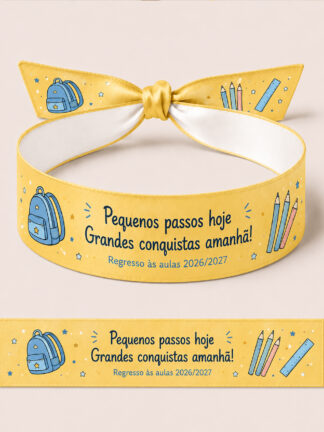 Pulseira Pequenos passos hoje, grandes conquistas amanhã!