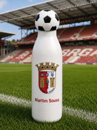 Garrafa Térmica bola de futebol SC Braga