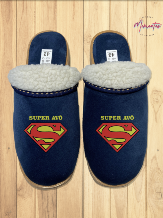 Chinelos Serra da Estrela Super Avô (Super Homem)